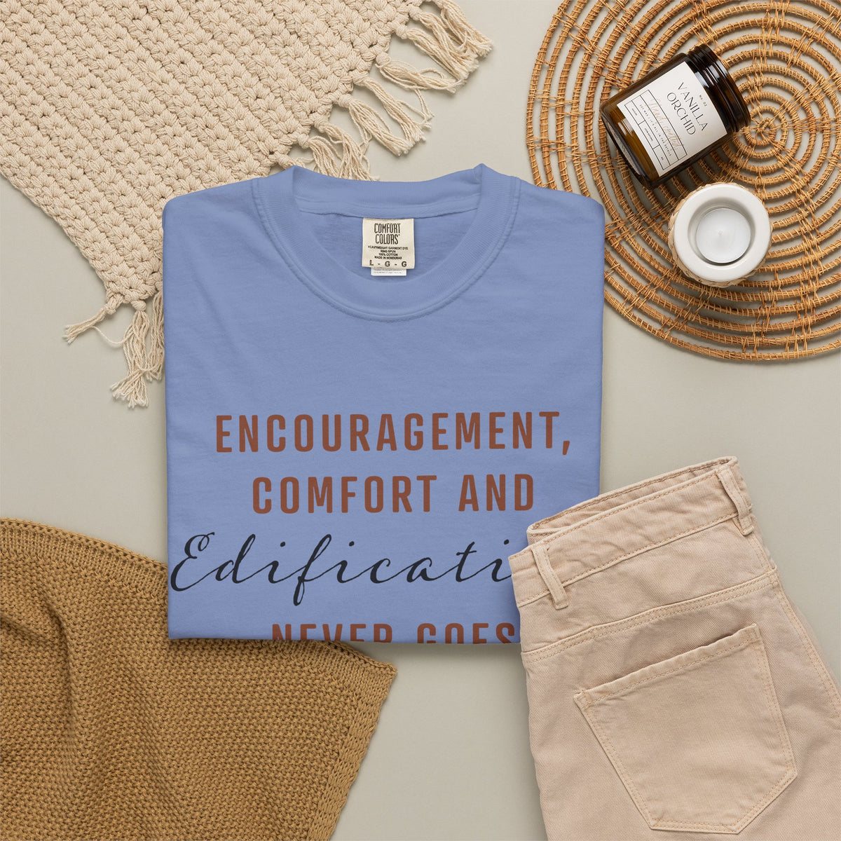 Encouragement, Comfort & Edification T-Shirt — Ephesians 4:29 Inspirational Christian Tee