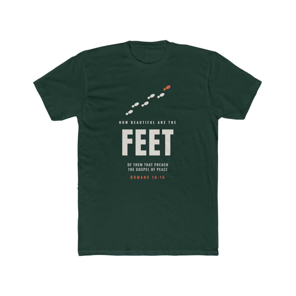 How Beautiful Are the Feet Faith-Inspired Christian T-Shirt