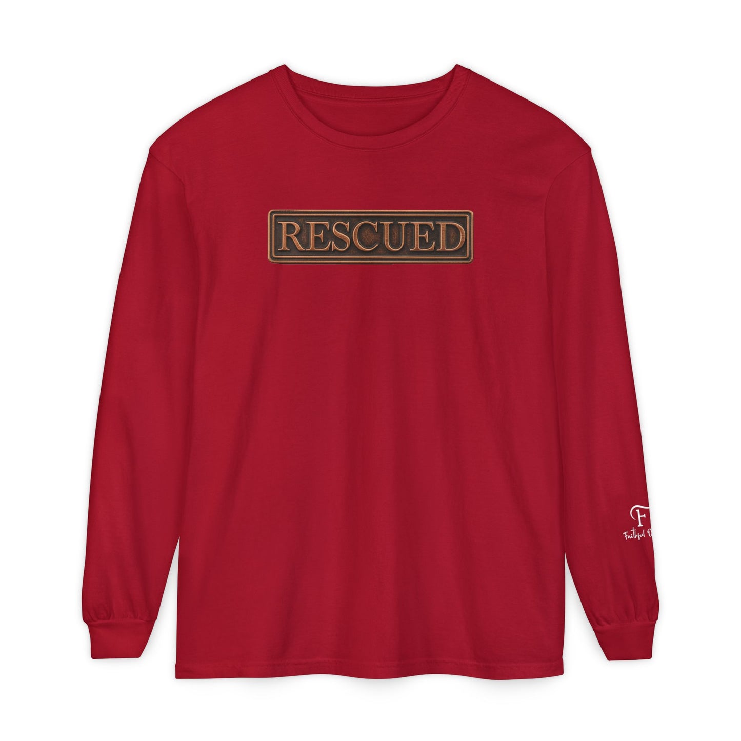 Rescued Colossians 1:13 Long Sleeve T-Shirt — 100% Cotton