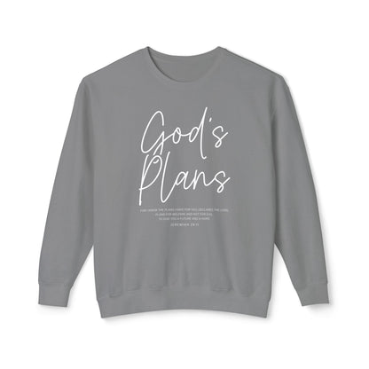 God's Plans Jeremiah 29:11 100% Cotton Sweatshirt