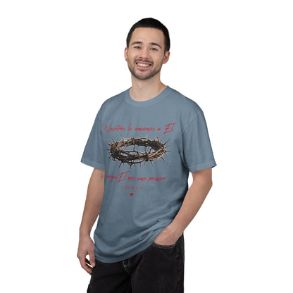 Jesus Crown of Thorns T-Shirt — "Naciste a amarme a Él" Christian Faith Tee