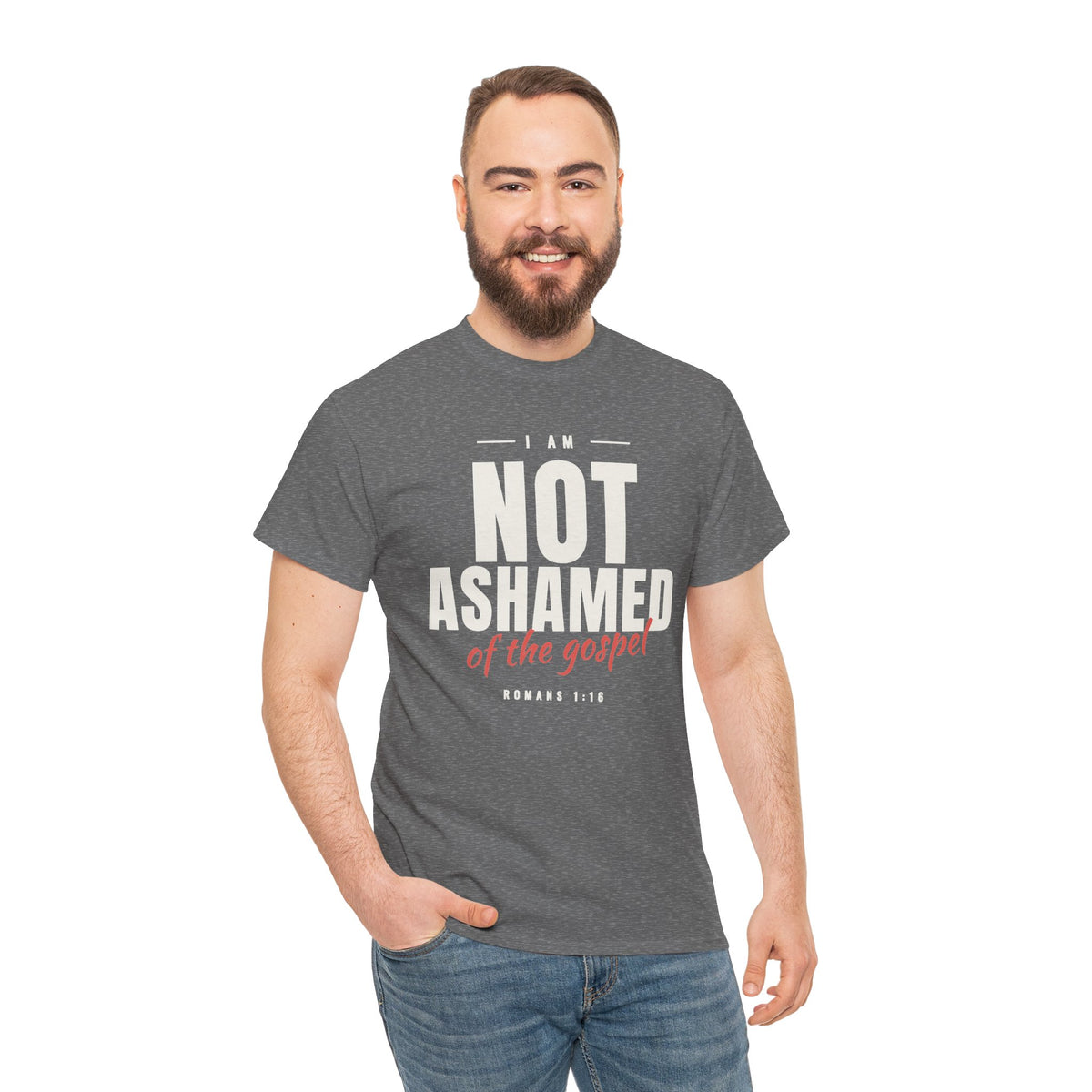 I Am Not Ashamed of the Gospel Faithful Christian T-Shirt
