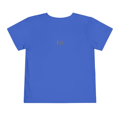 Toddler Tee — "For I’m the Lord Who Makes You" Floral Bible Verse (Isaiah 44:2)