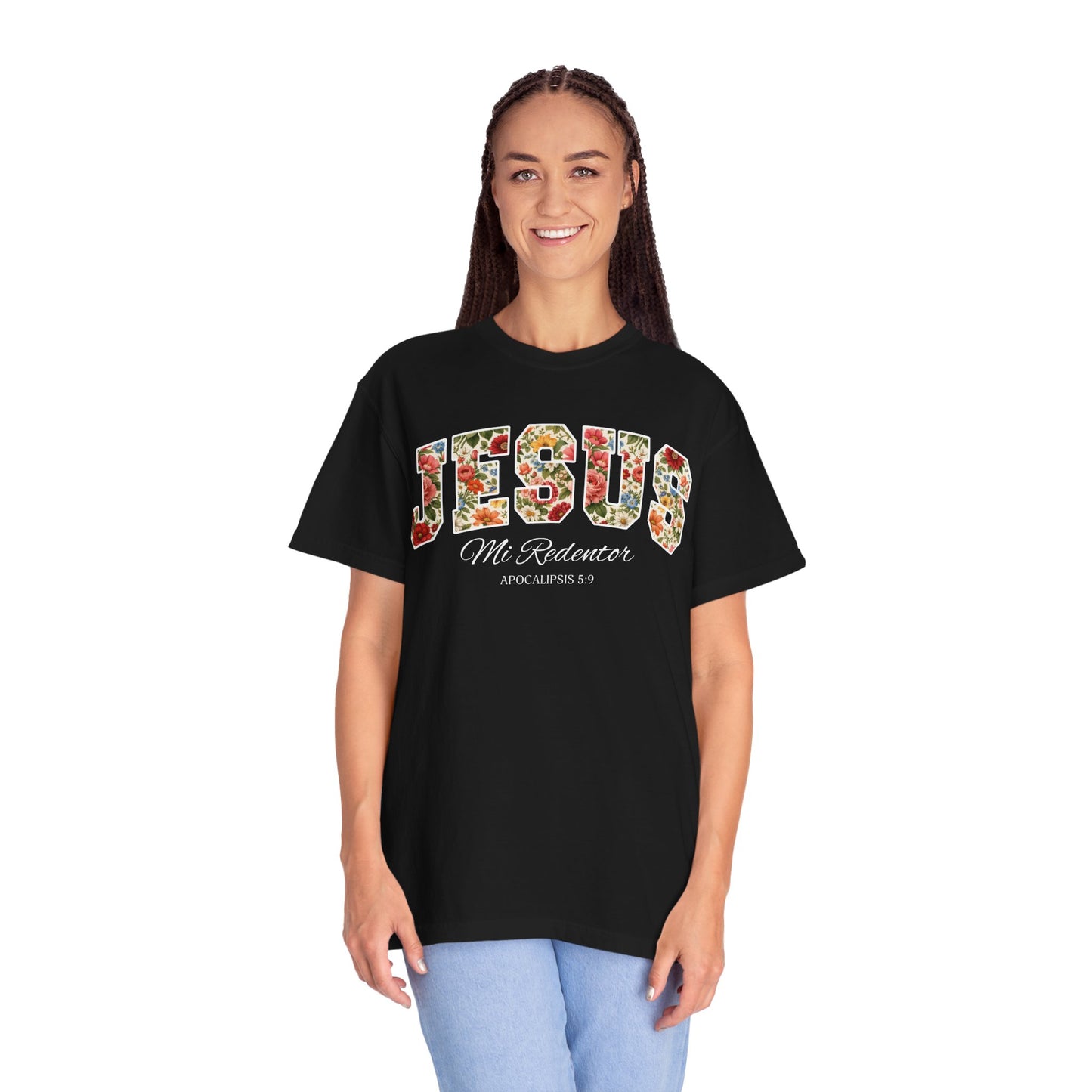Jesus Mi Redentor T-Shirt — Spanish Christian Faith Tee 100% Cotton