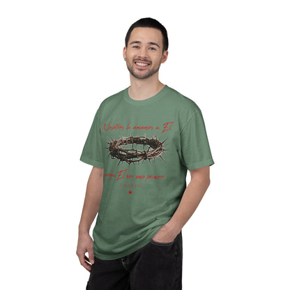 Jesus Crown of Thorns T-Shirt — "Naciste a amarme a Él" Christian Faith Tee