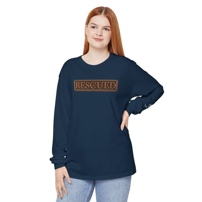 Rescued Colossians 1:13 Long Sleeve T-Shirt — 100% Cotton