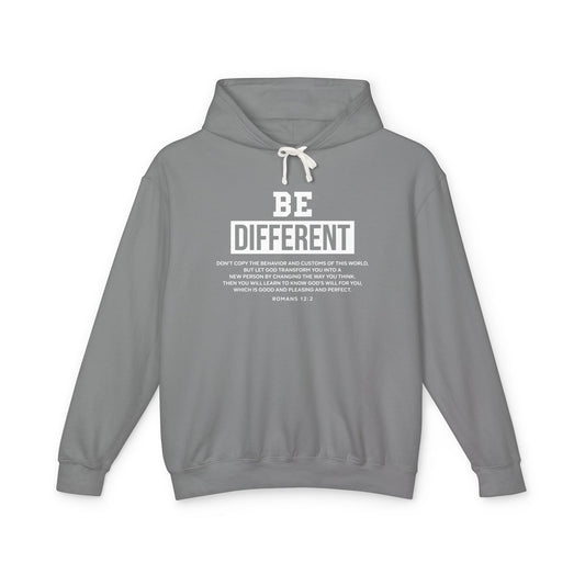 Be Different " Romans 12:2" Hoodie