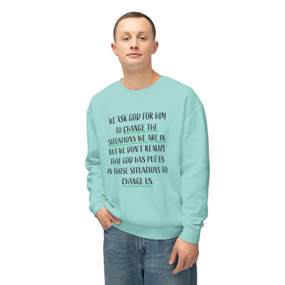 Change the Situation 100% Cotton Crewneck Sweatshirt