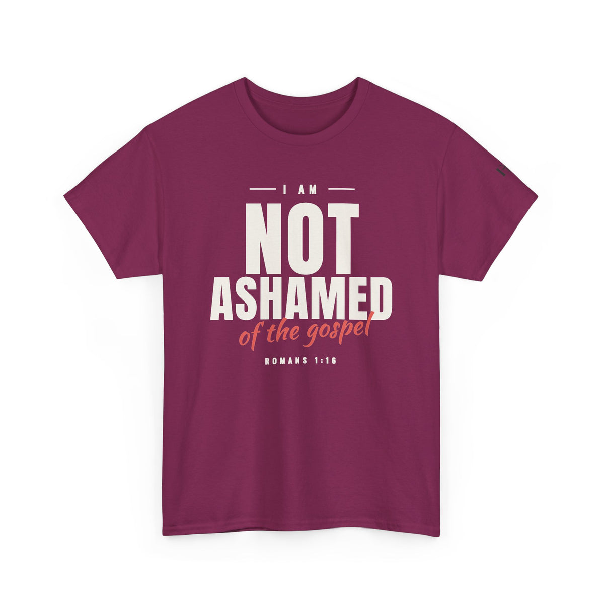 I Am Not Ashamed of the Gospel Faithful Christian T-Shirt