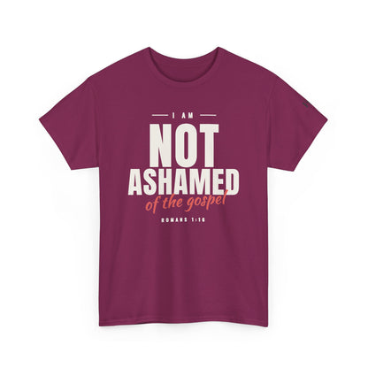 I Am Not Ashamed of the Gospel Faithful Christian T-Shirt