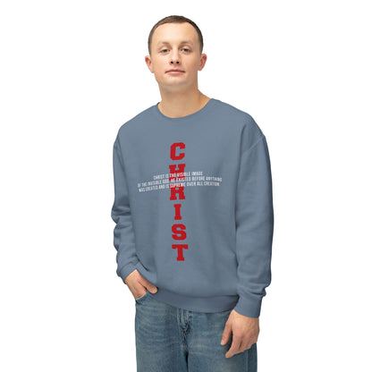 CHRIST the visible image of the invisible God  100%Cotton — Faith-Based Christian Sweatshirt