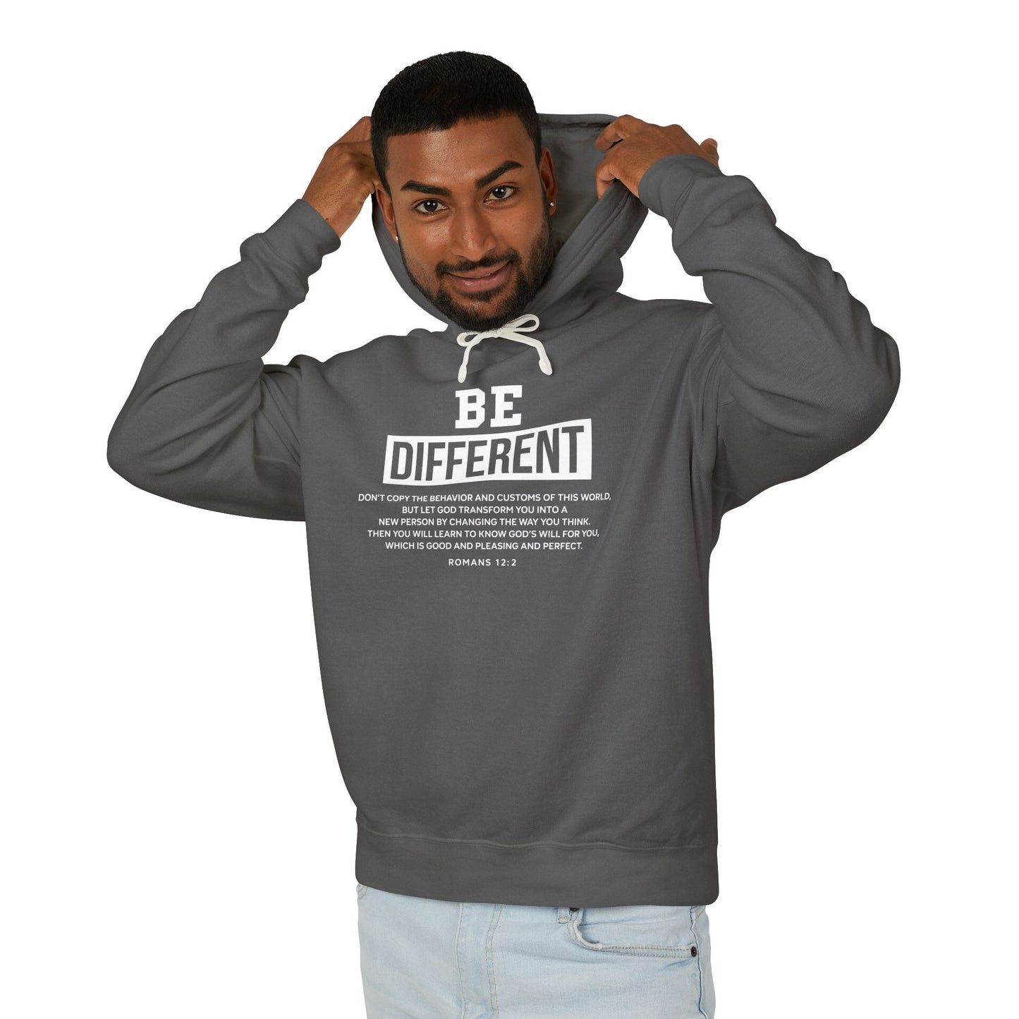 Be Different " Romans 12:2" Hoodie
