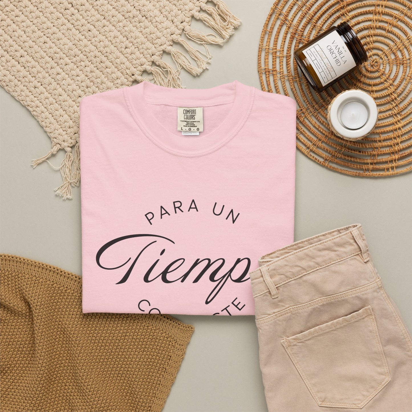 Para un Tiempo Como Este Ester 4:14 100% Cotton T-Shirt — Spanish Wise Woman Bible Verse