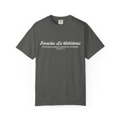 Proverbios 2:2 "Escucha la Sabiduría" T-Shirt