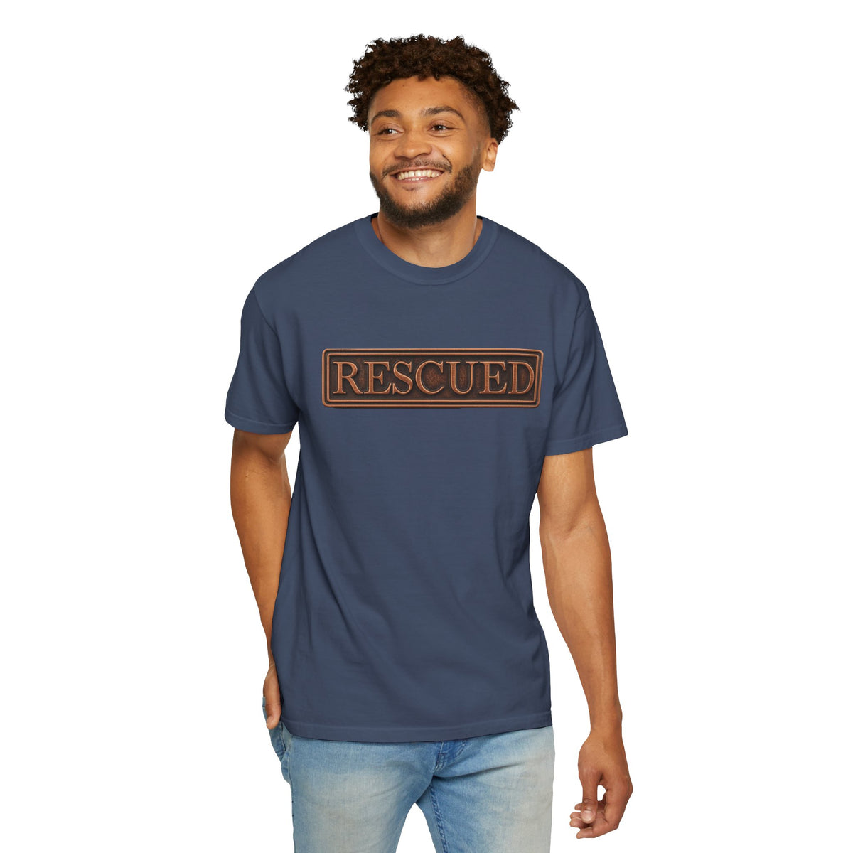 Rescued Colossians 1:13-14 Cotton T-Shirt