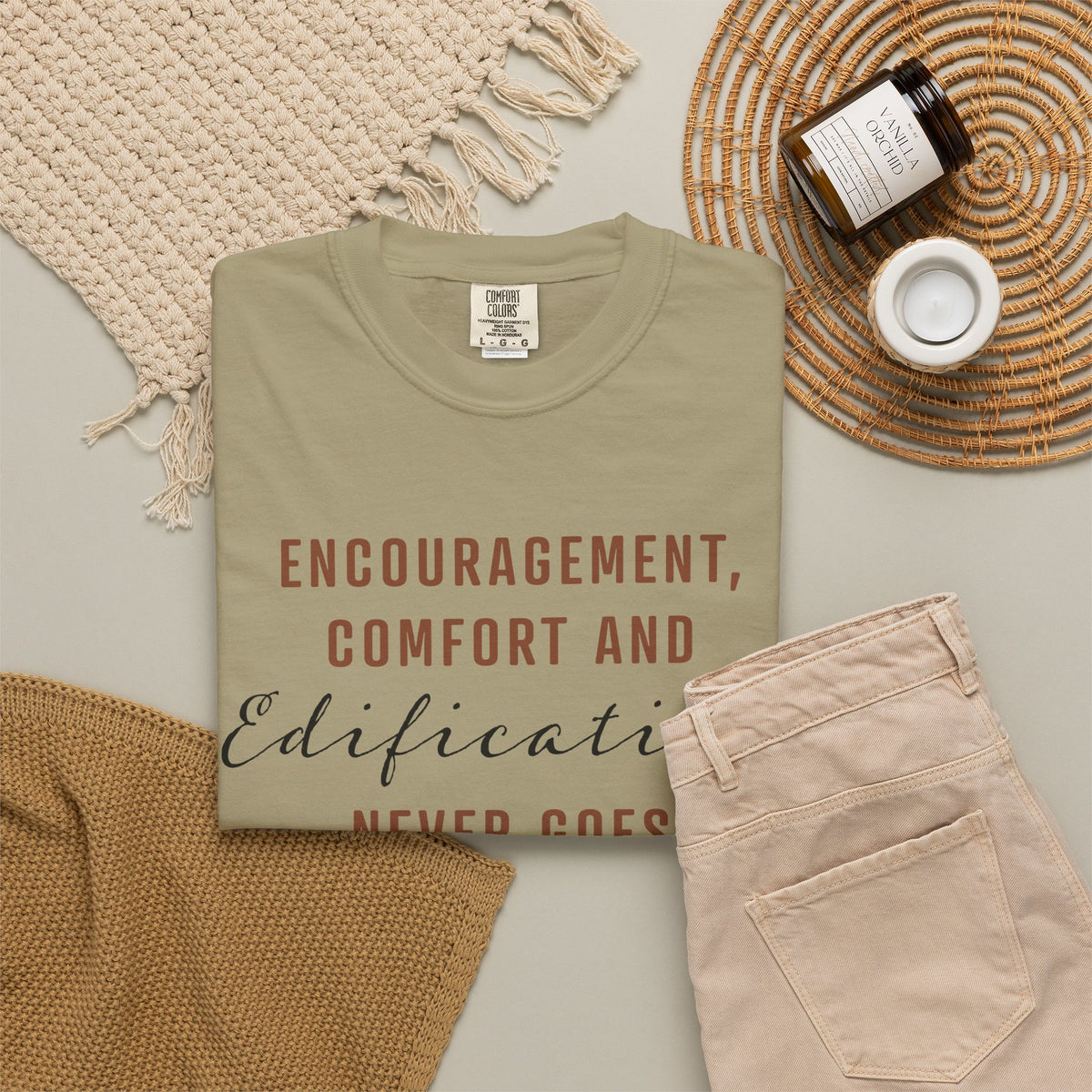 Encouragement, Comfort & Edification T-Shirt — Ephesians 4:29 Inspirational Christian Tee