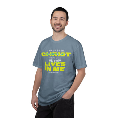 I have been Crucified with Christ "Galatians 2:20" YELLOW 100% Cotton T-Shirt