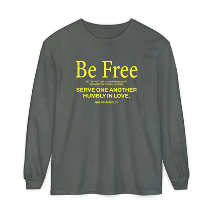 Be Free "Galatians 5:13" Yellow