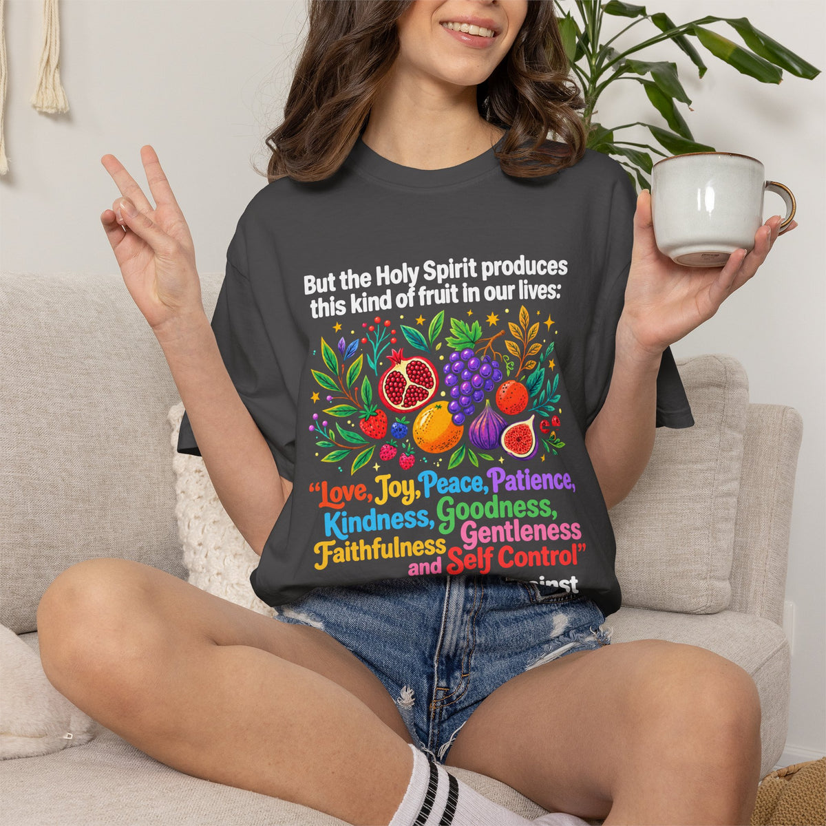 Fruit of the Spirit T‑Shirt — Galatians 5:22‑23 Christian Faith Tee