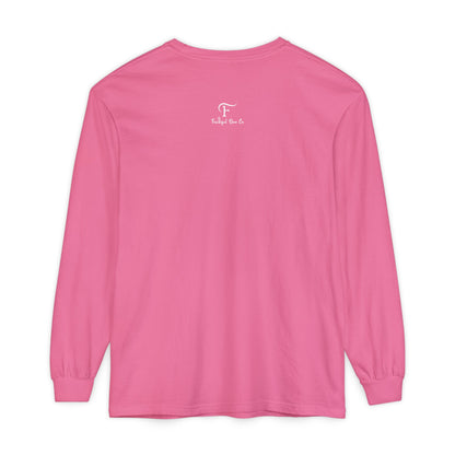 The Lord Is Good "NAHUM 1:7" BEIGE 100% cotton long sleeve