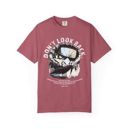 Don't Look Back Luke 9:62 T-Shirt — Inspirational Bible Verse Tee