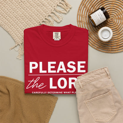 Please the Lord Ephesians 5:10 T-Shirt 100% Cotton T-Shirt
