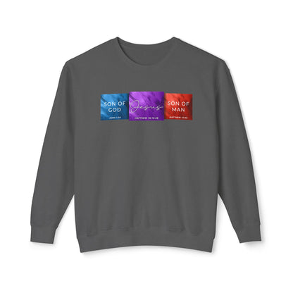 Son of Man Son of God Cotton T‑Shirt — Christian Faith Graphic Sweatshirt