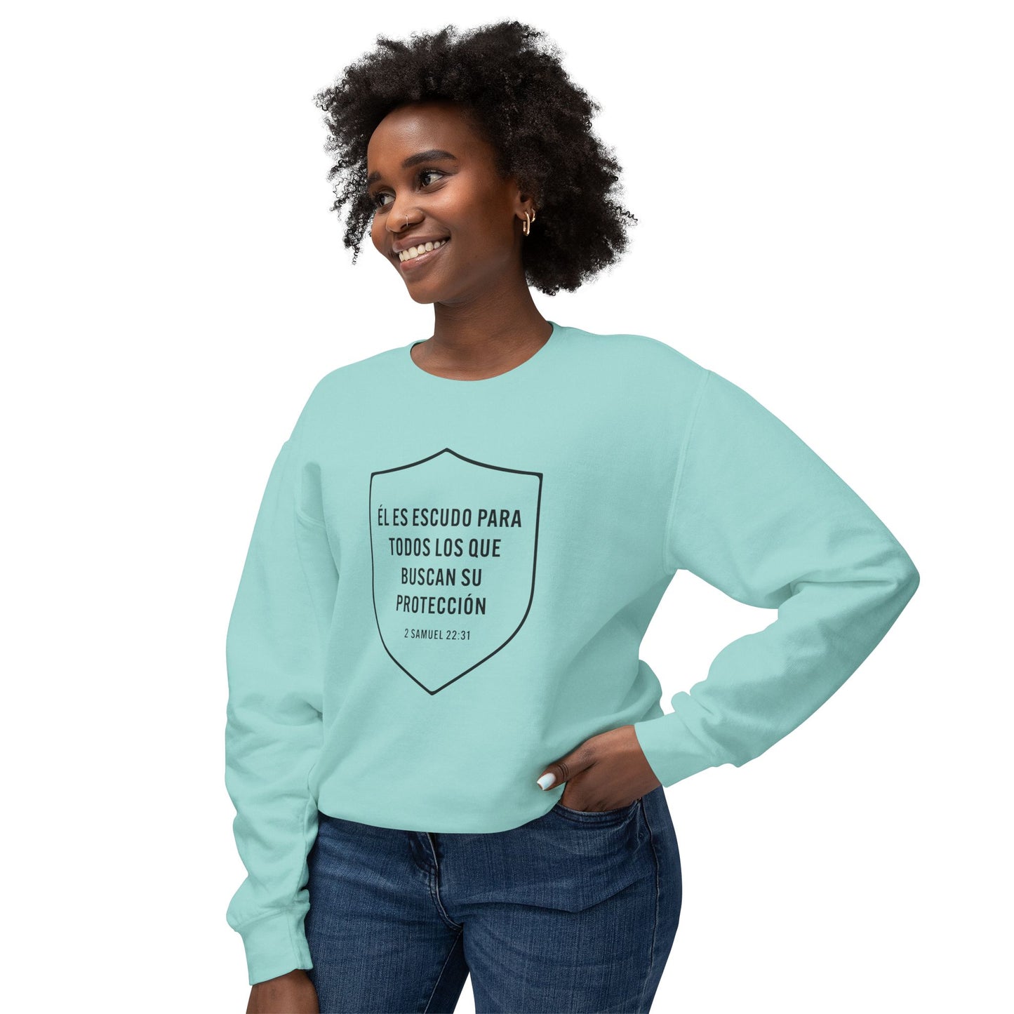 El Es Escudo Para Todos "2 Samuel 22:31" 100% Cotton Sweatshirt