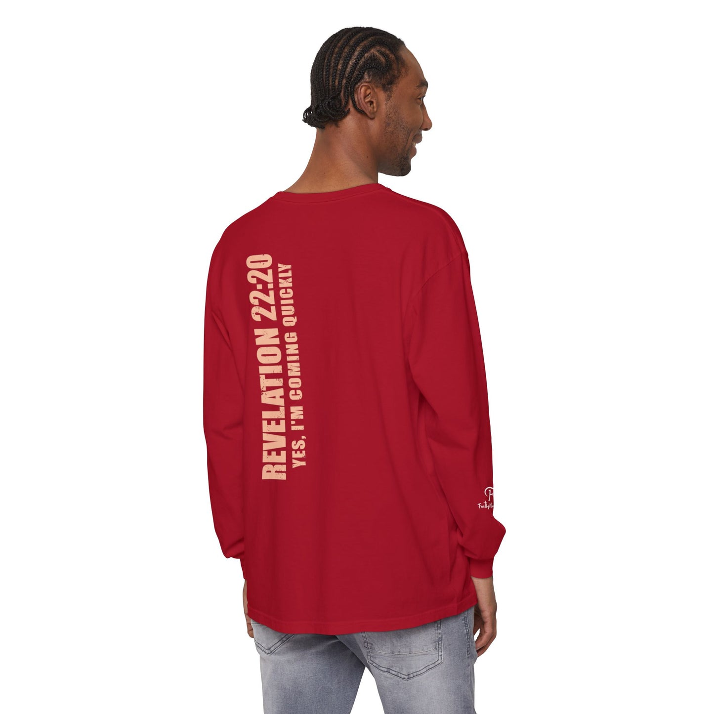 Revelation 22:20 Cotton Long Sleeve T-Shirt