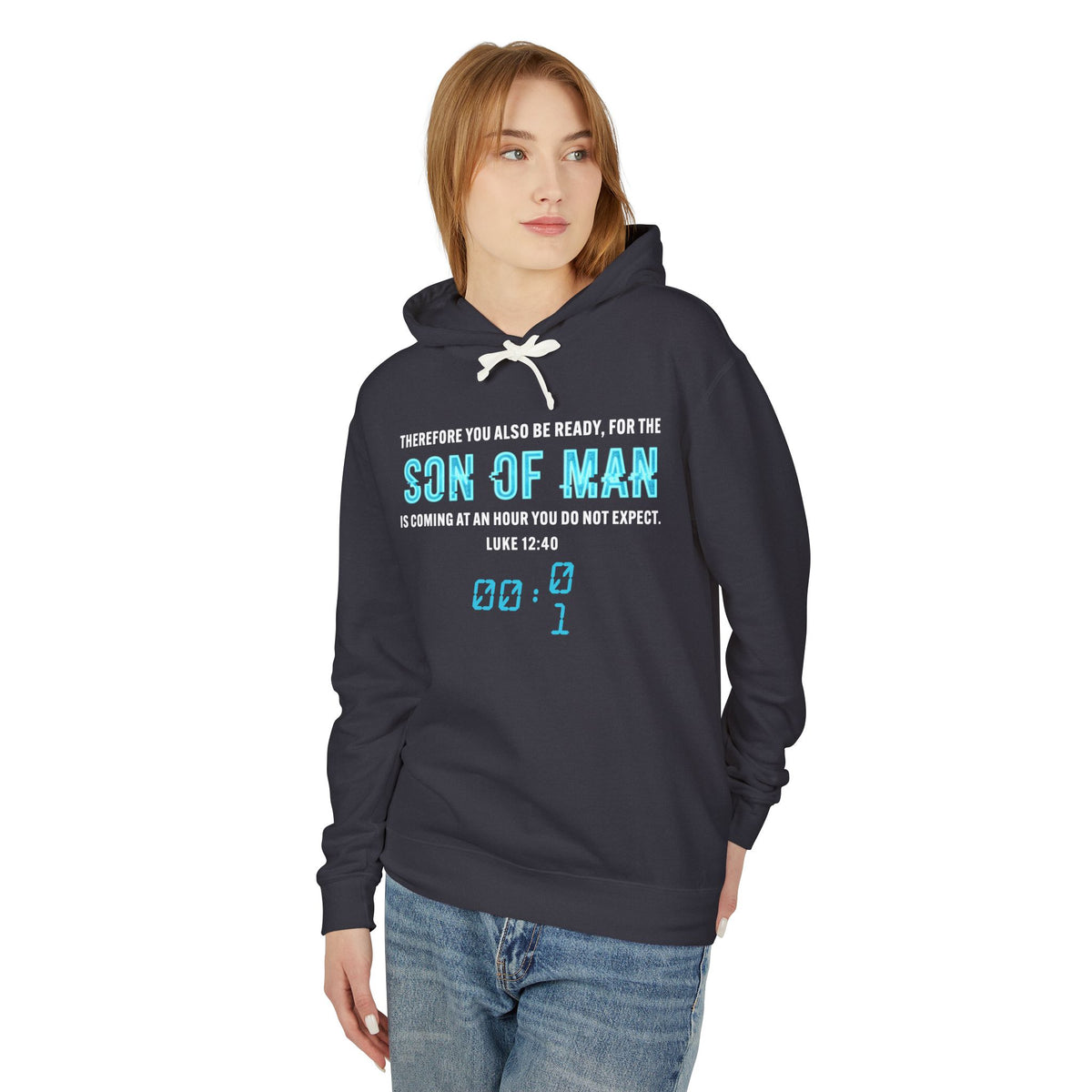 Son of Man is Coming Cotton T‑Shirt — Christian Faith Graphic  Hooded Sweatshirt