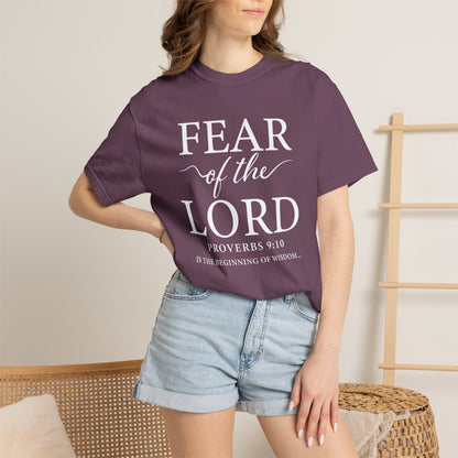 Fear of the Lord T-Shirt — Christian Faith Graphic Tee