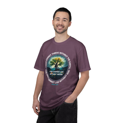Trees Cannot Thrive Without The Earth "John 15:5" 100% Cotton T-Shirt