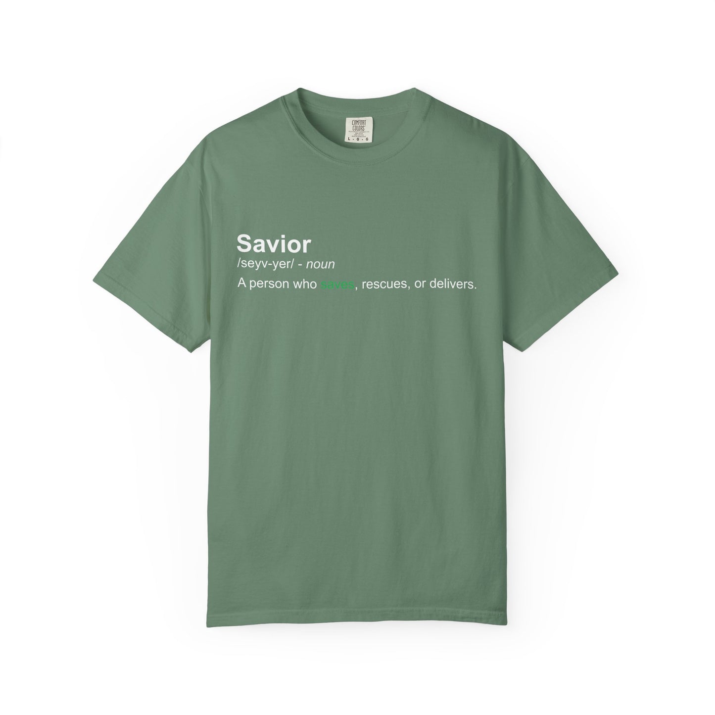 Savior Definition T-Shirt 100% cotton