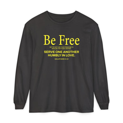 Be Free "Galatians 5:13" Yellow