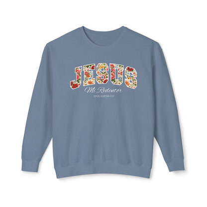 Jesus Mi Redentor Sweat-Shirt — Spanish Christian Faith Tee 100% Cotton