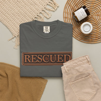 Rescued Colossians 1:13-14 Cotton T-Shirt