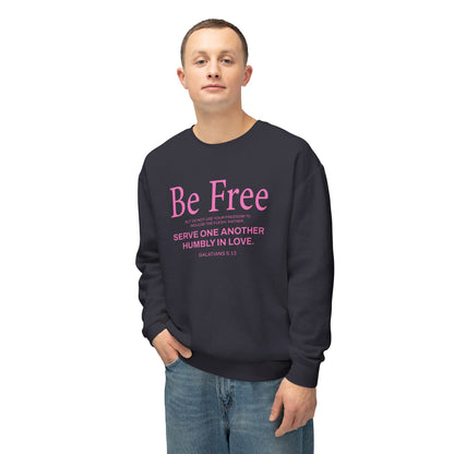 Be Free "Galatians 5:13" Pink