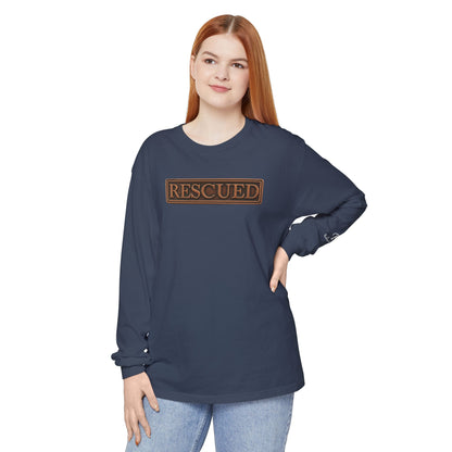 Rescued Colossians 1:13 Long Sleeve T-Shirt — 100% Cotton