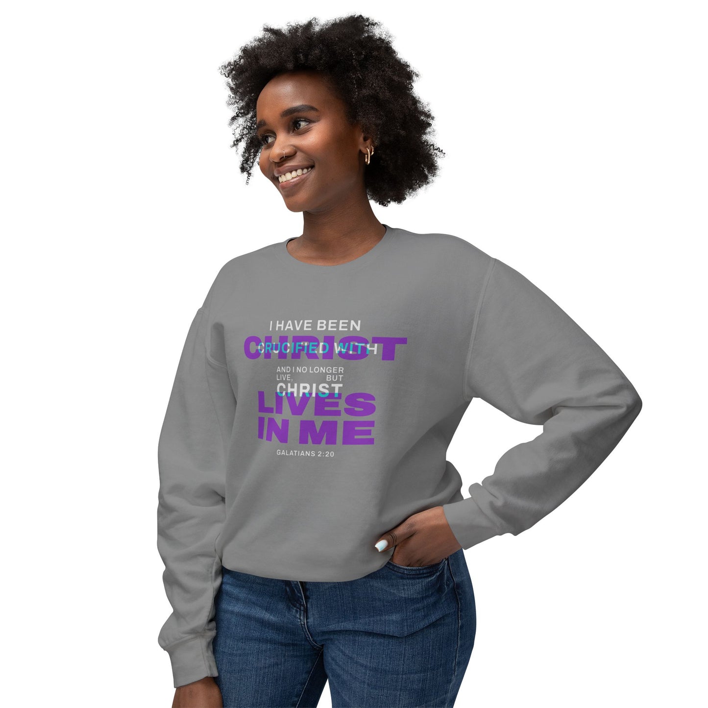 I have been Crucified with Christ "Galatians 2:20" Purple