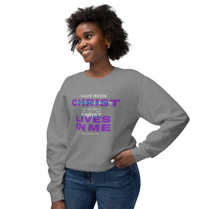 I have been Crucified with Christ "Galatians 2:20" Purple