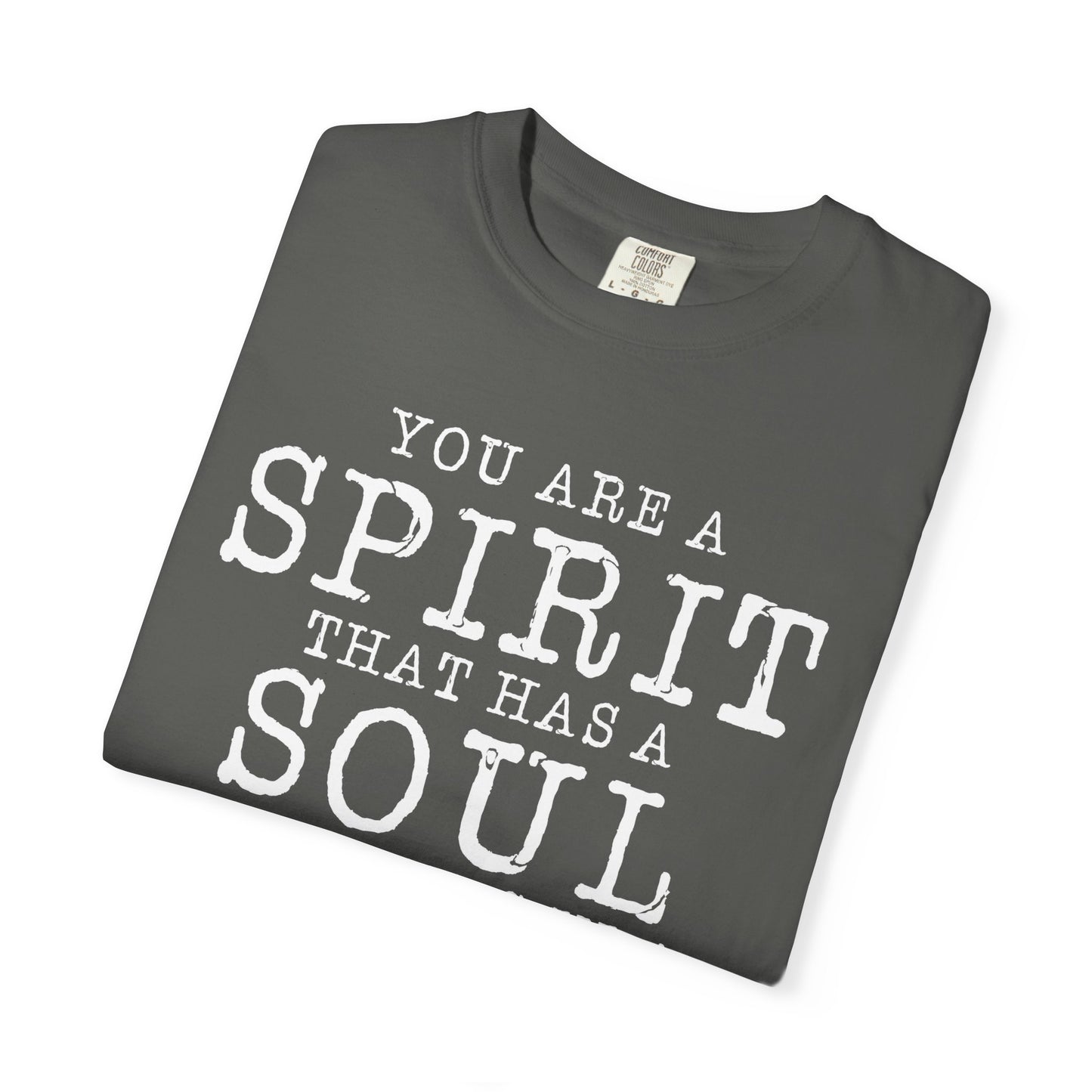 You Are A Spirt That Has A Soul And Lives In A Body "1 Thessalonians 5:23"