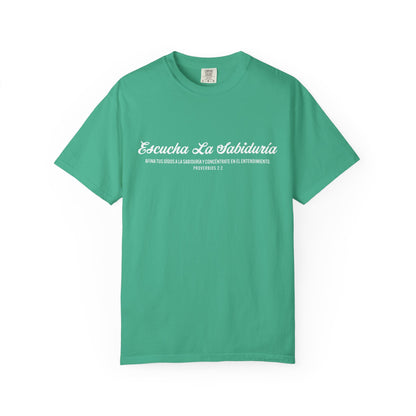 Proverbios 2:2 "Escucha la Sabiduría" T-Shirt