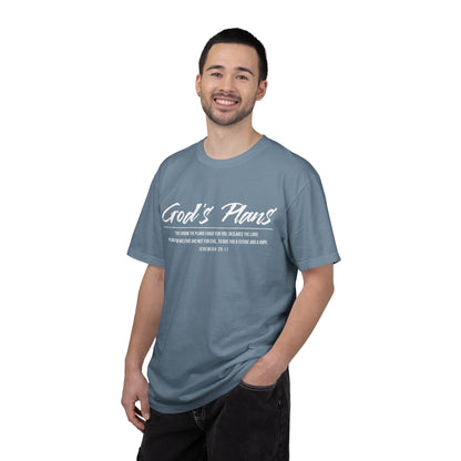Jeremiah 29:11 'God's Plans 100% Cotton T-Shirt — Inspirational Faith Tee