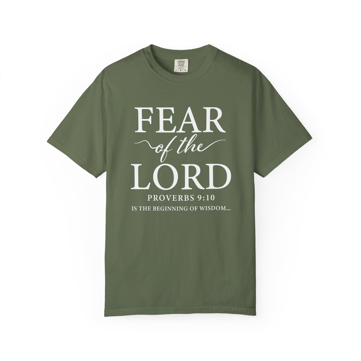 Fear of the Lord T-Shirt — Christian Faith Graphic Tee