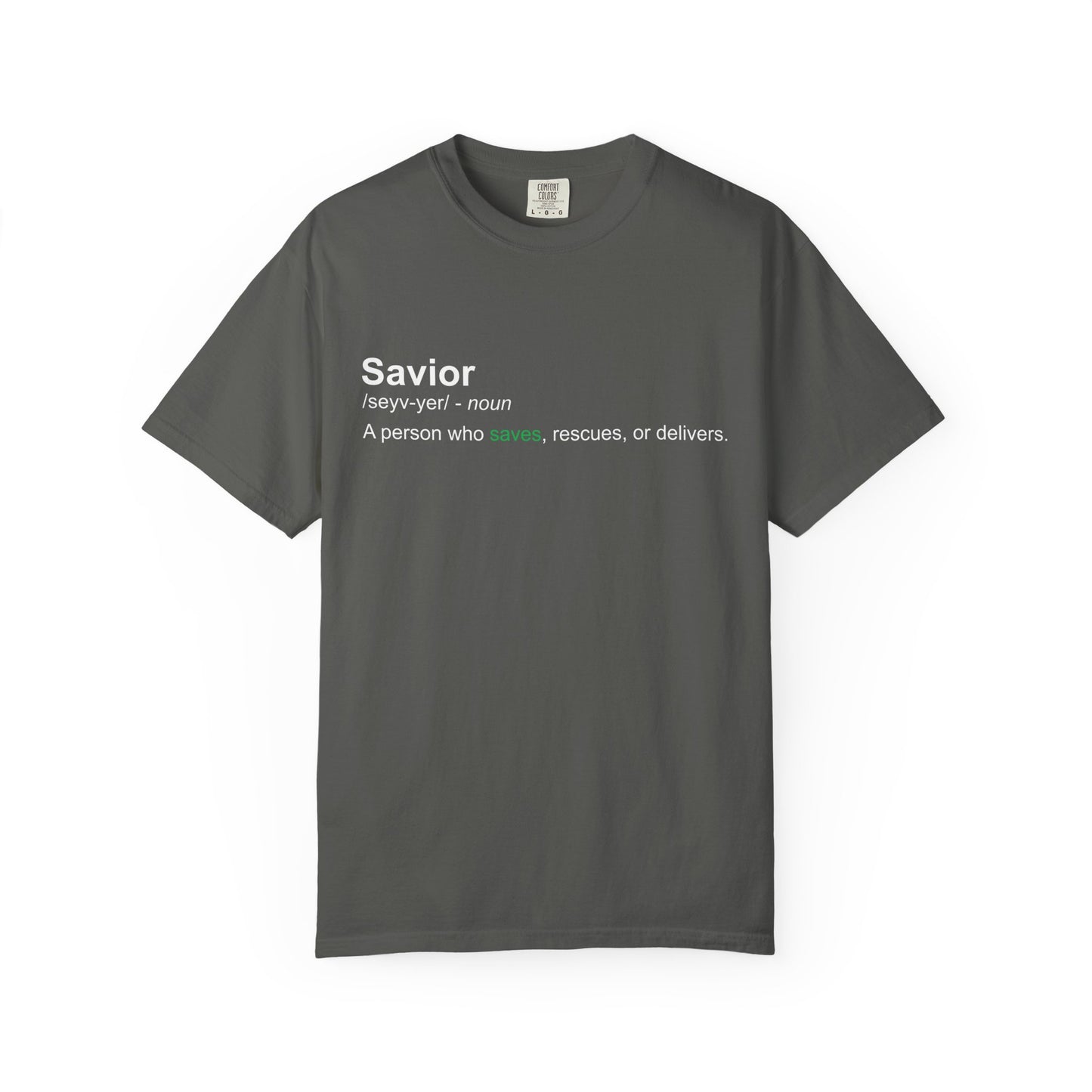 Savior Definition T-Shirt 100% cotton