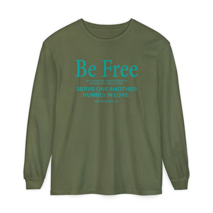 Be Free "Galatians 5:13" Teal