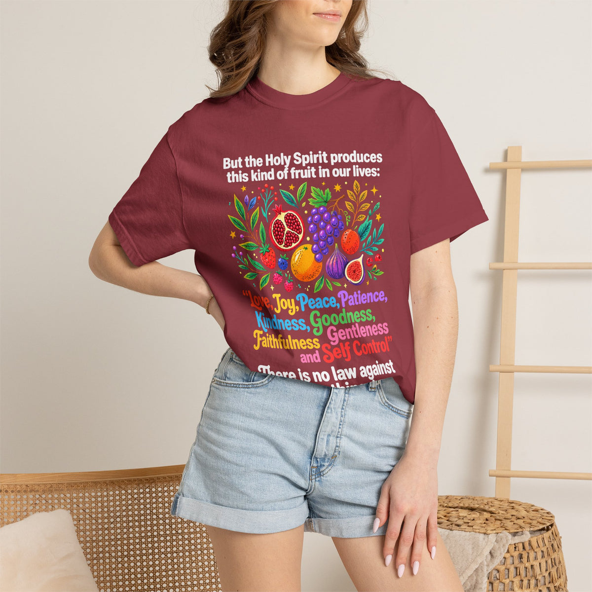 Fruit of the Spirit T‑Shirt — Galatians 5:22‑23 Christian Faith Tee