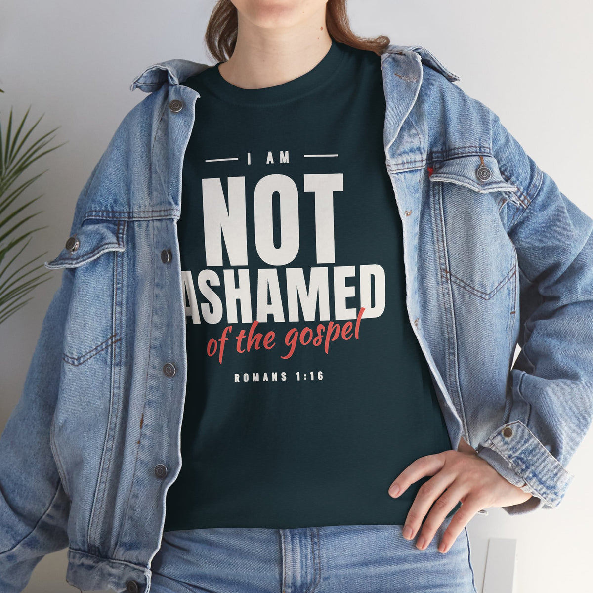 I Am Not Ashamed of the Gospel Faithful Christian T-Shirt