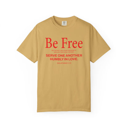 Be Free "Galatians 5:13" Red