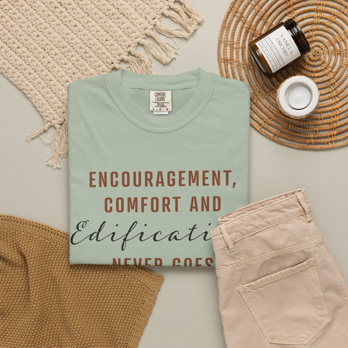 Encouragement, Comfort & Edification T-Shirt — Ephesians 4:29 Inspirational Christian Tee